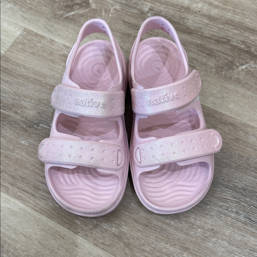 Native Light Pink Kids Sandals